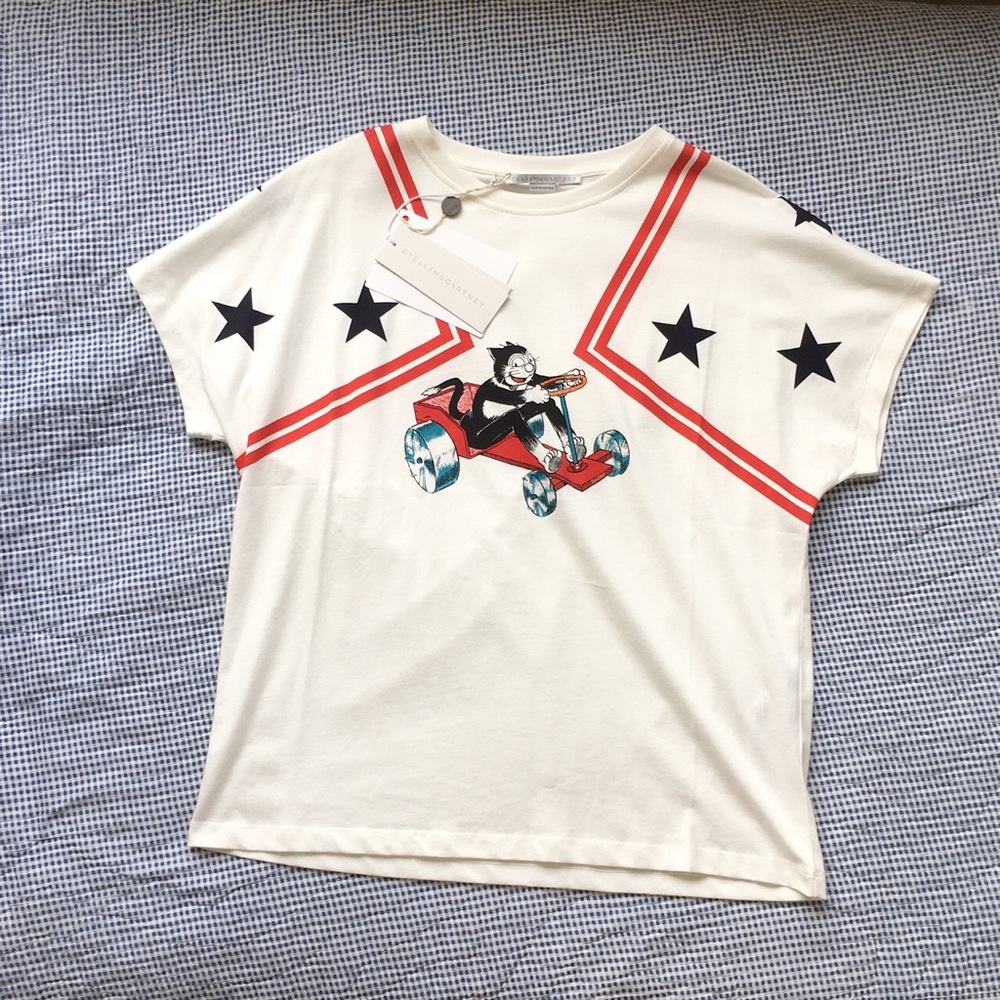 NWT Stella McCartney Felix the Cat tshirt 40 (M)